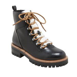 a new day Black and Tan Lace-Up Boots